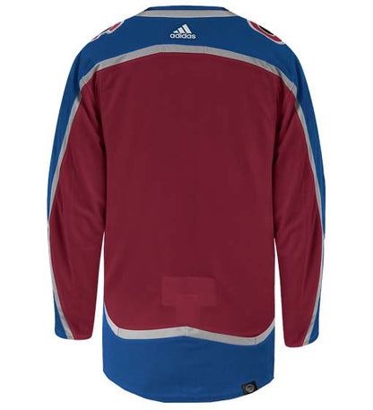 Colorado Avalanche Adidas Primegreen Authentic Home NHL Hockey Jersey - Back View