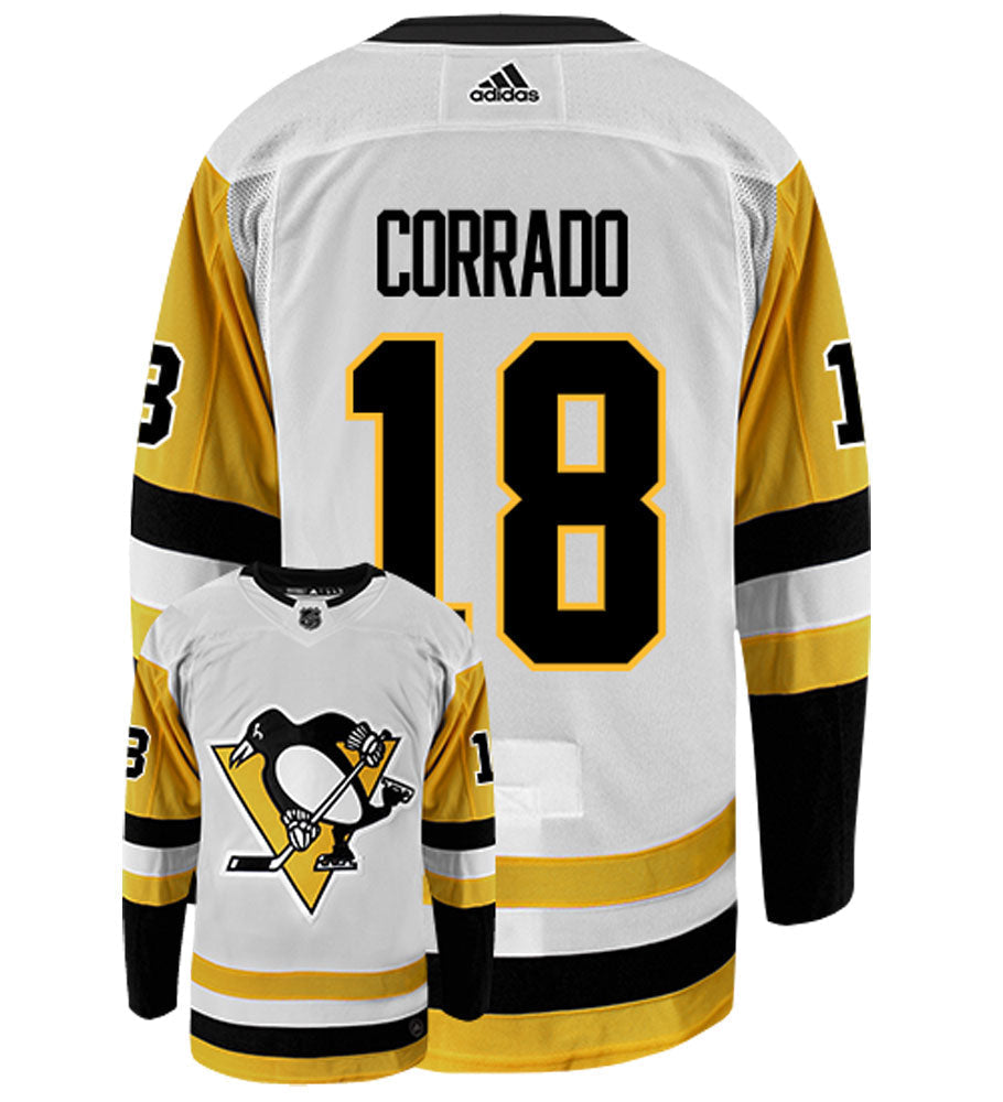 Frank Corrado Pittsburgh Penguins Adidas Authentic Away NHL Hockey Jersey