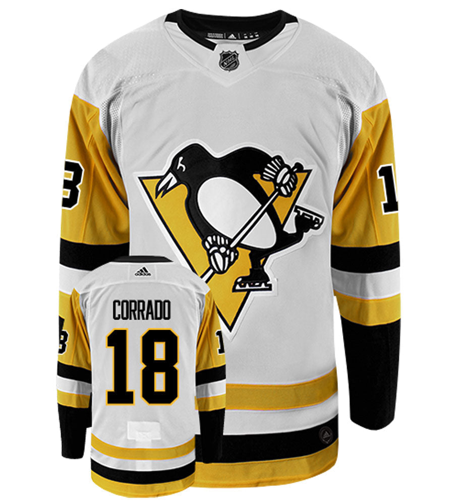Frank Corrado Pittsburgh Penguins Adidas Authentic Away NHL Hockey Jersey
