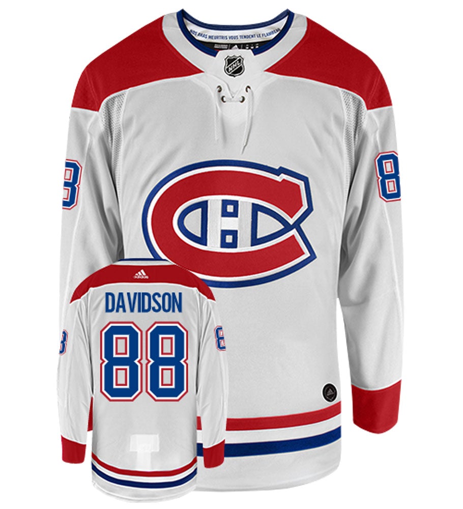 Brandon Davidson Montreal Canadiens Adidas Authentic Away NHL Hockey Jersey