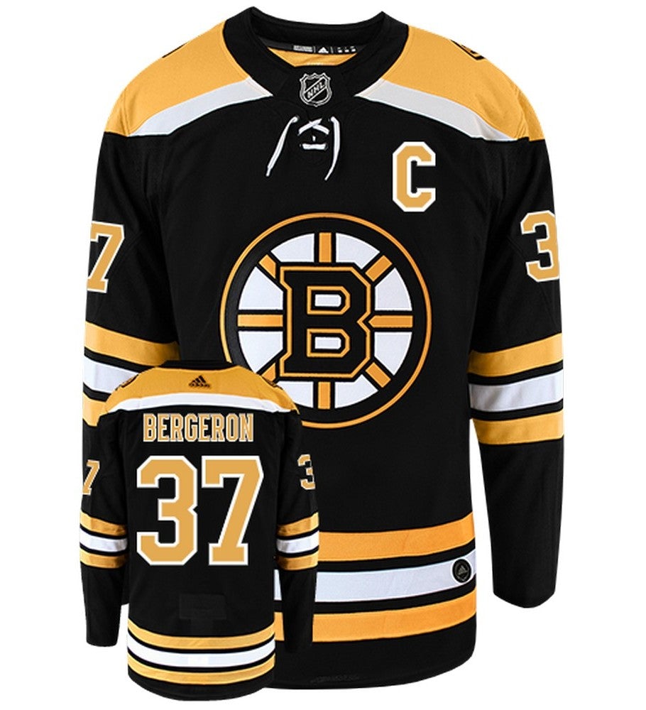 Patrice Bergeron Boston Bruins Adidas Authentic Home NHL Hockey Jersey