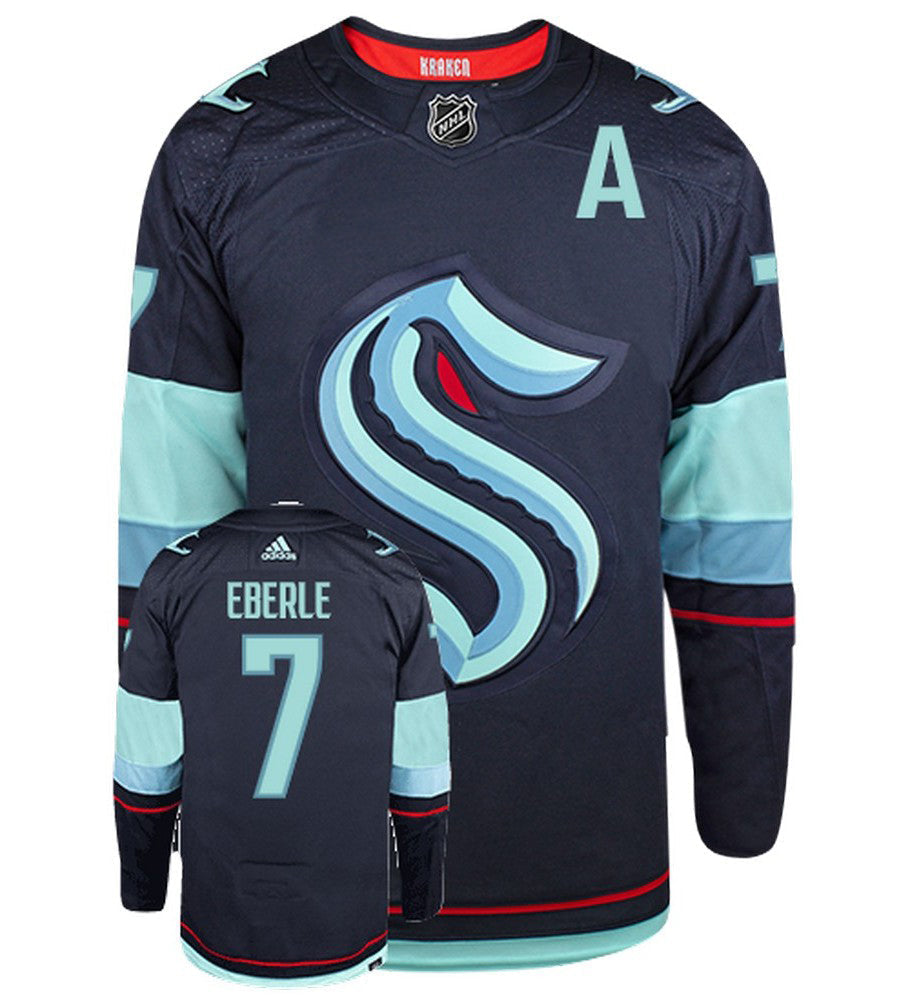 Jordan Eberle Seattle Kraken Adidas Primegreen Authentic NHL Hockey Jersey