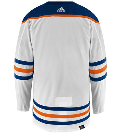 Edmonton Oilers Adidas Primegreen Authentic Away NHL Hockey Jersey - Back View