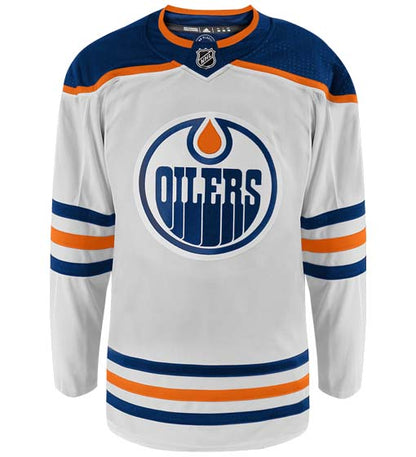 Edmonton Oilers Adidas Primegreen Authentic Away NHL Hockey Jersey - Front View