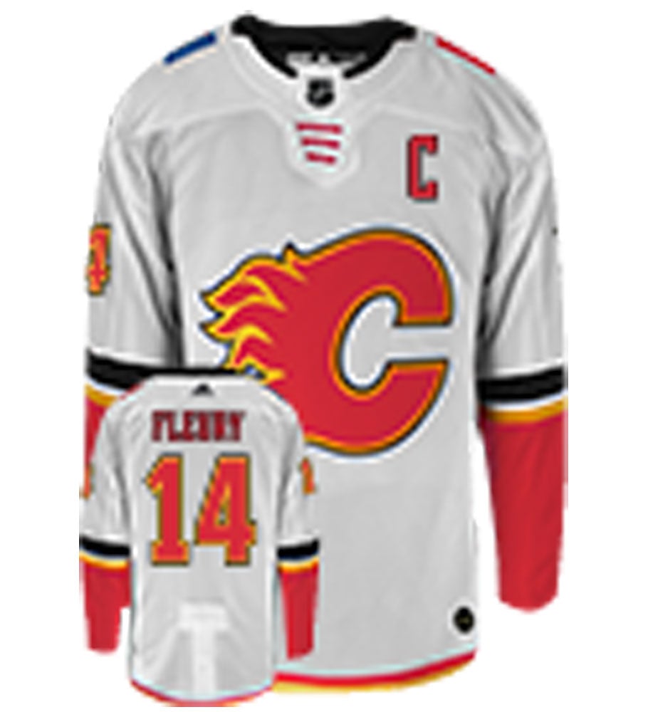 Adidas Calgary Flames No14 Theoren Fleury Green Salute to Service Stitched NHL Jersey