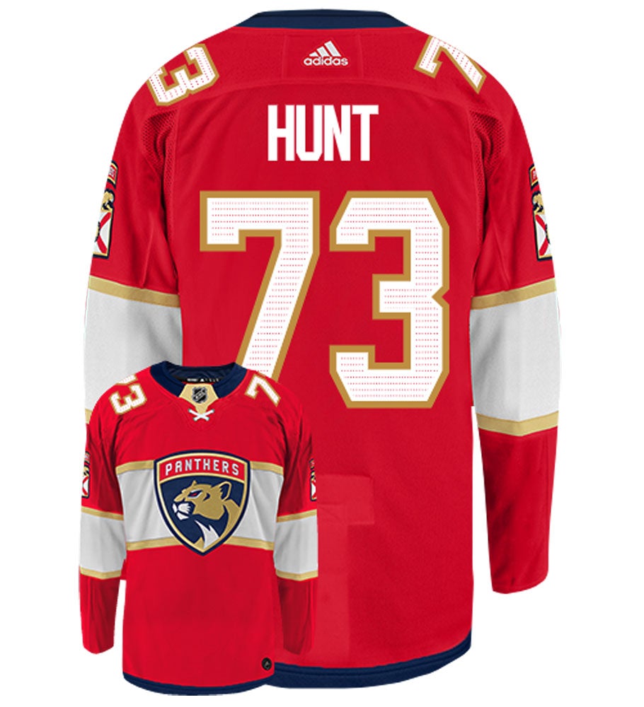 Dryden Hunt Florida Panthers Adidas Authentic Home NHL Jersey