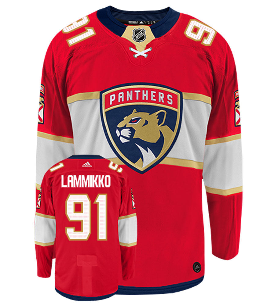 Juho Lammikko Florida Panthers Adidas Authentic Home NHL Jersey