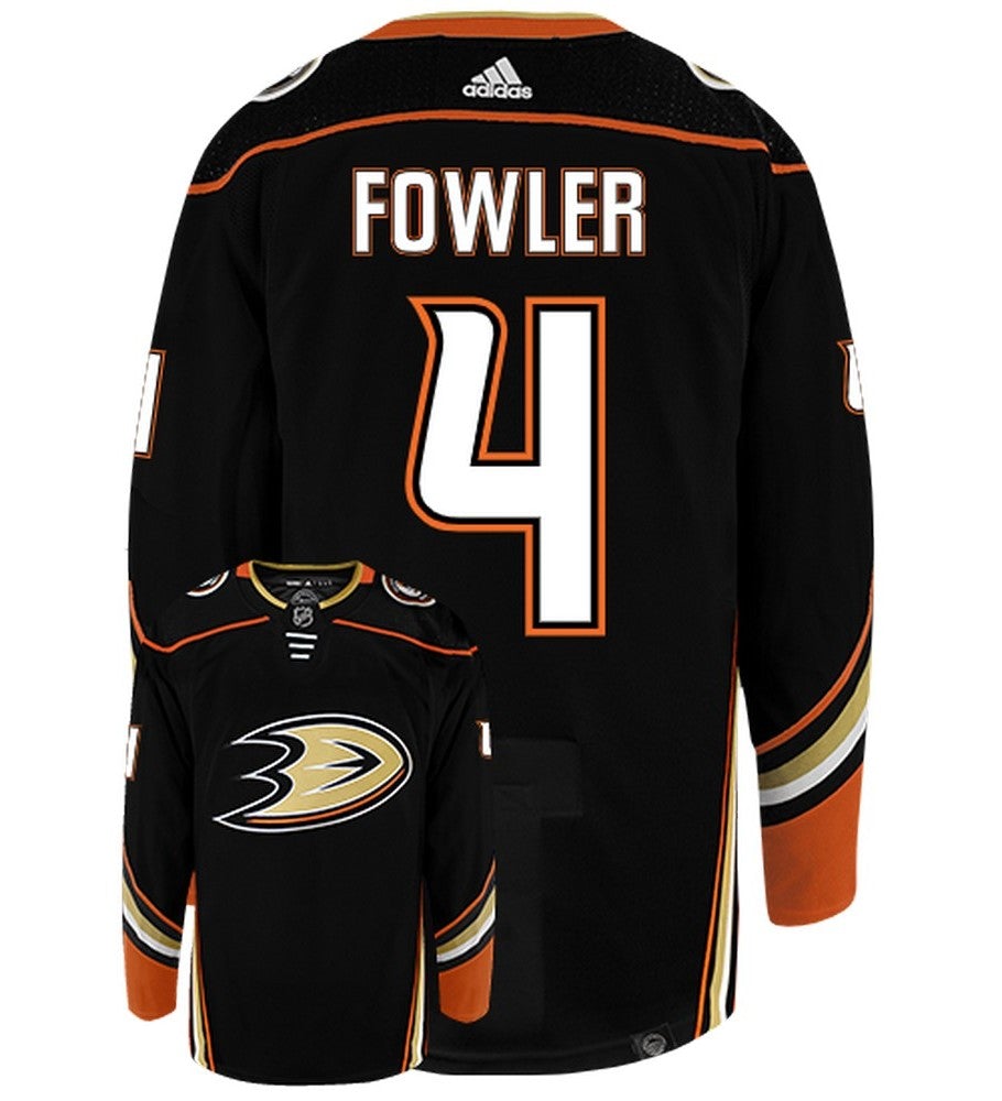 Cam Fowler Anaheim Ducks Adidas Primegreen Authentic Home NHL Hockey Jersey - Back/Front View