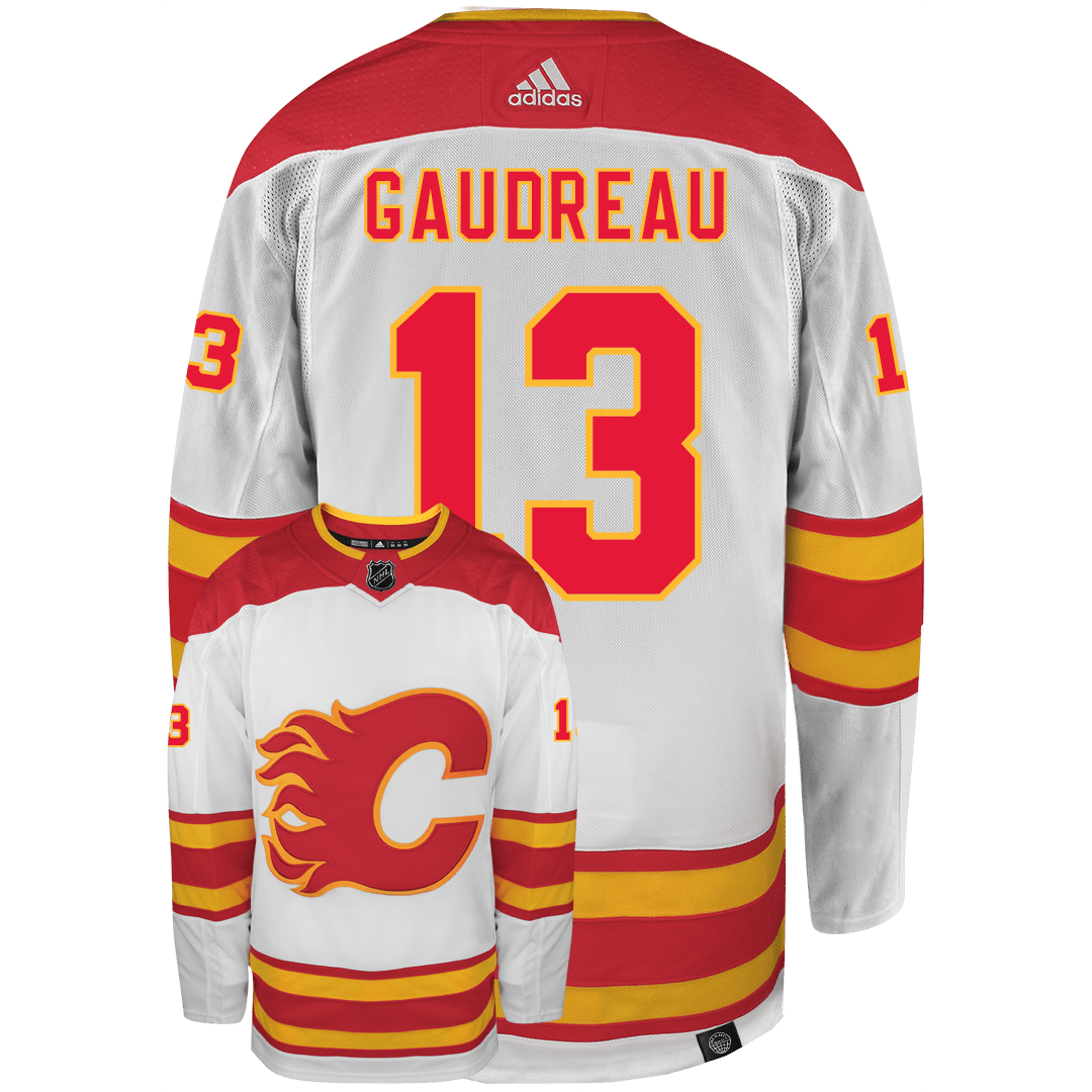 Johnny Gaudreau Calgary Flames Adidas Primegreen Authentic NHL Hockey Jersey