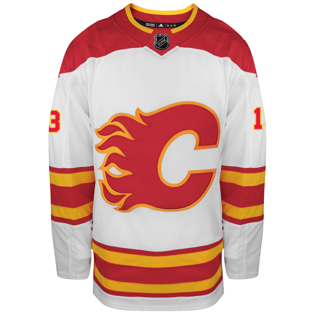 Johnny Gaudreau Calgary Flames Adidas Primegreen Authentic NHL Hockey Jersey