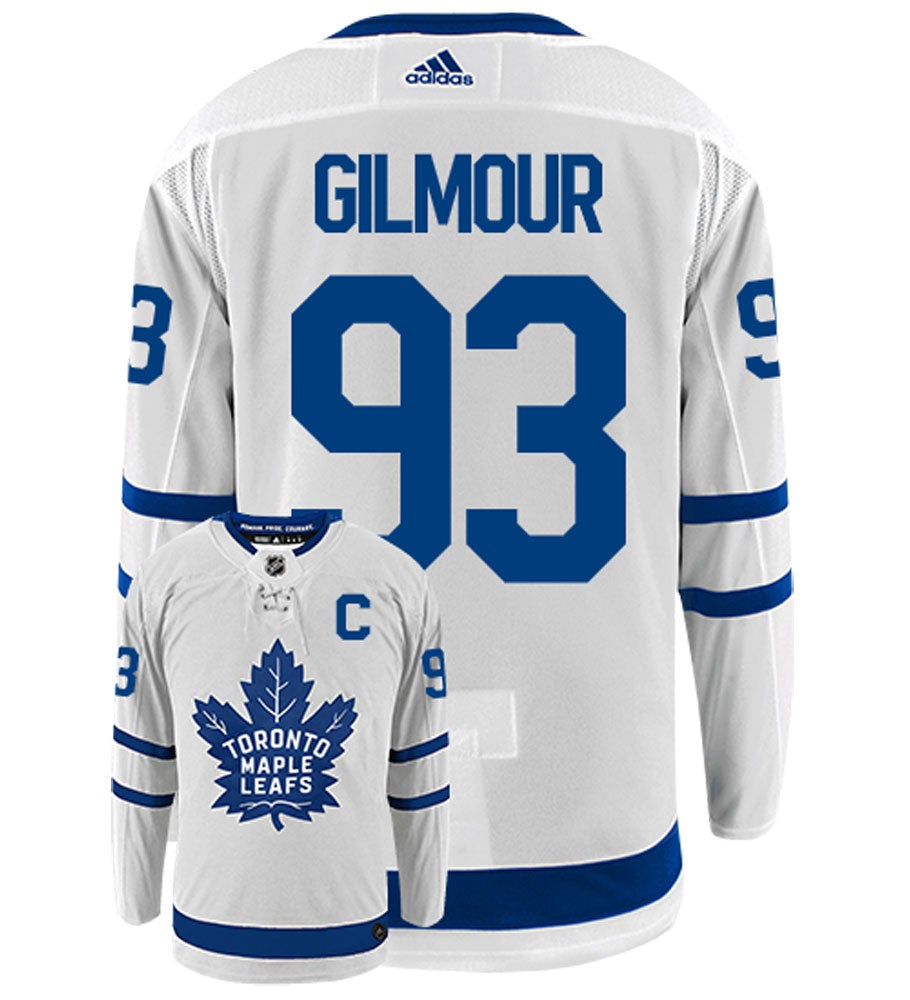 Doug Gilmour Toronto Maple Leafs Adidas Authentic Away NHL Vintage Hockey Jersey
