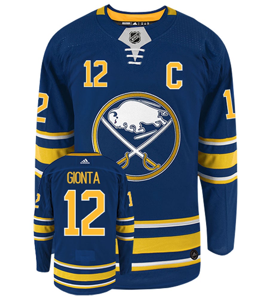 Brian Gionta Buffalo Sabres Adidas Authentic Home NHL Hockey Jersey