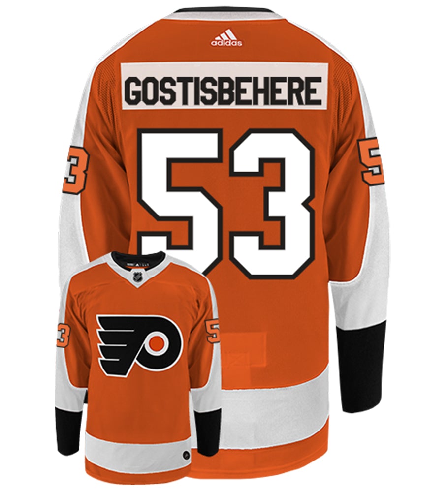 Shayne Gostisbehere Philadelphia Flyers Adidas Authentic Home NHL Hockey Jersey