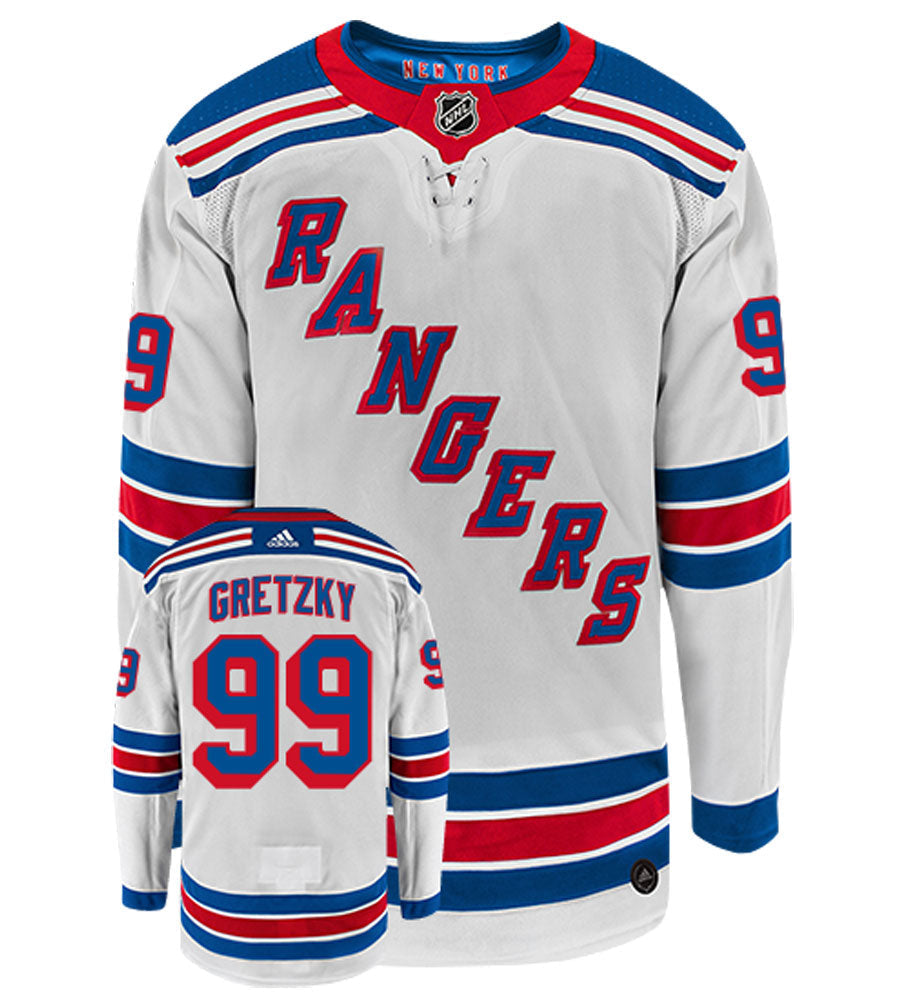 Wayne Gretzky New York Rangers Adidas Authentic Away NHL Vintage Hocke