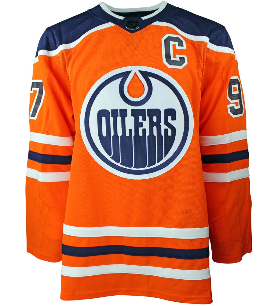 Connor McDavid Edmonton Oilers Adidas Authentic Home NHL Hockey Jersey - Ready to Ship