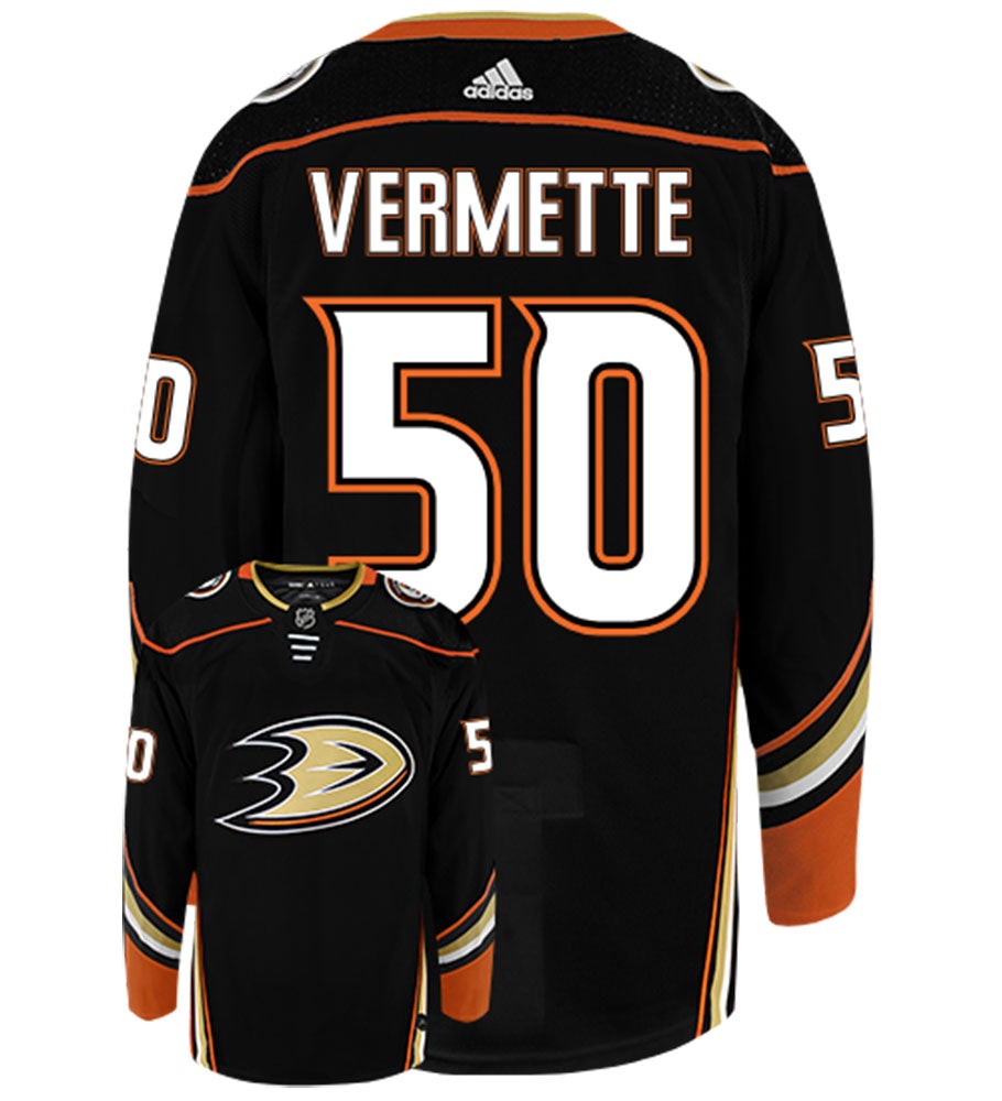 Antoine Vermette Anaheim Ducks Adidas Authentic Home NHL Hockey Jersey