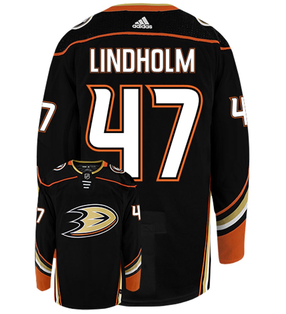 Hampus Lindholm Anaheim Ducks Adidas Authentic Home NHL Hockey Jersey