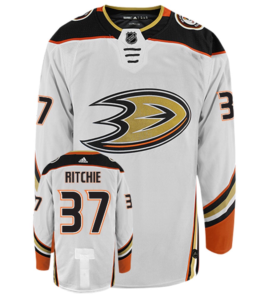 Nick Ritchie Anaheim Ducks Adidas Authentic Away NHL Hockey Jersey