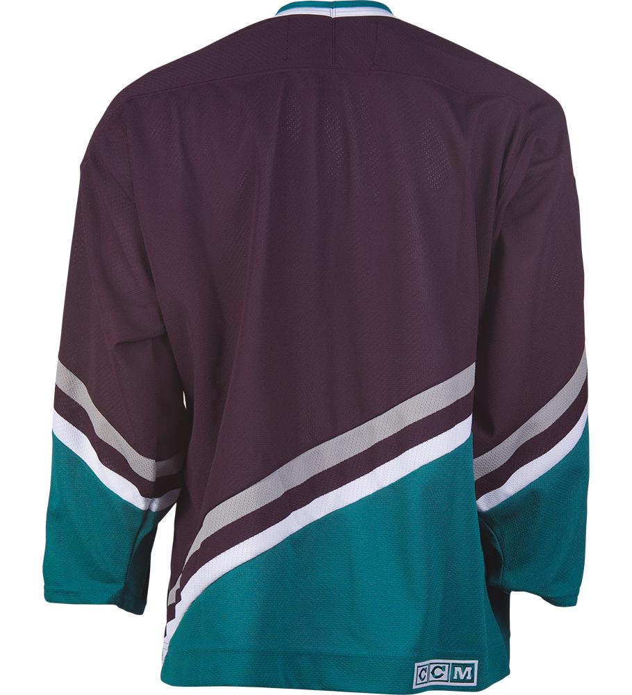 Anaheim Mighty Ducks CCM Vintage 2006 Purple Replica NHL Hockey Jersey