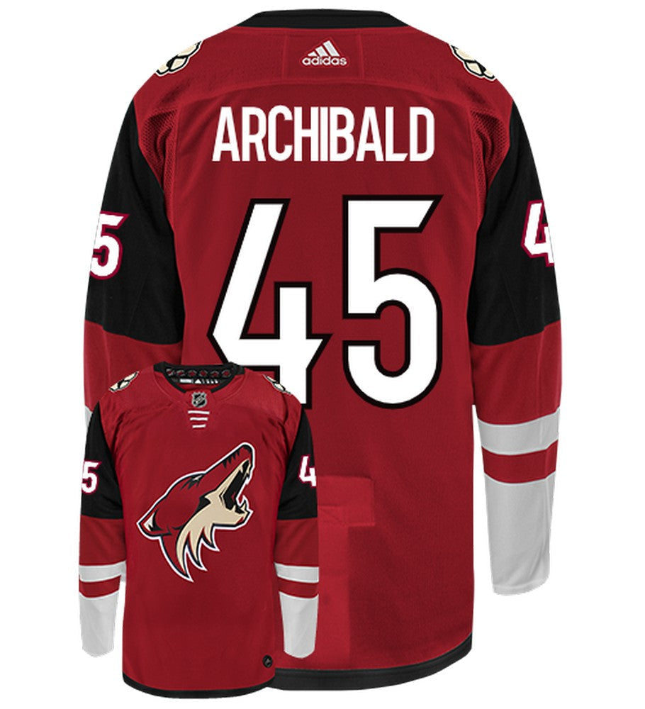 Josh Archibald Arizona Coyotes Adidas Authentic Home NHL Jersey