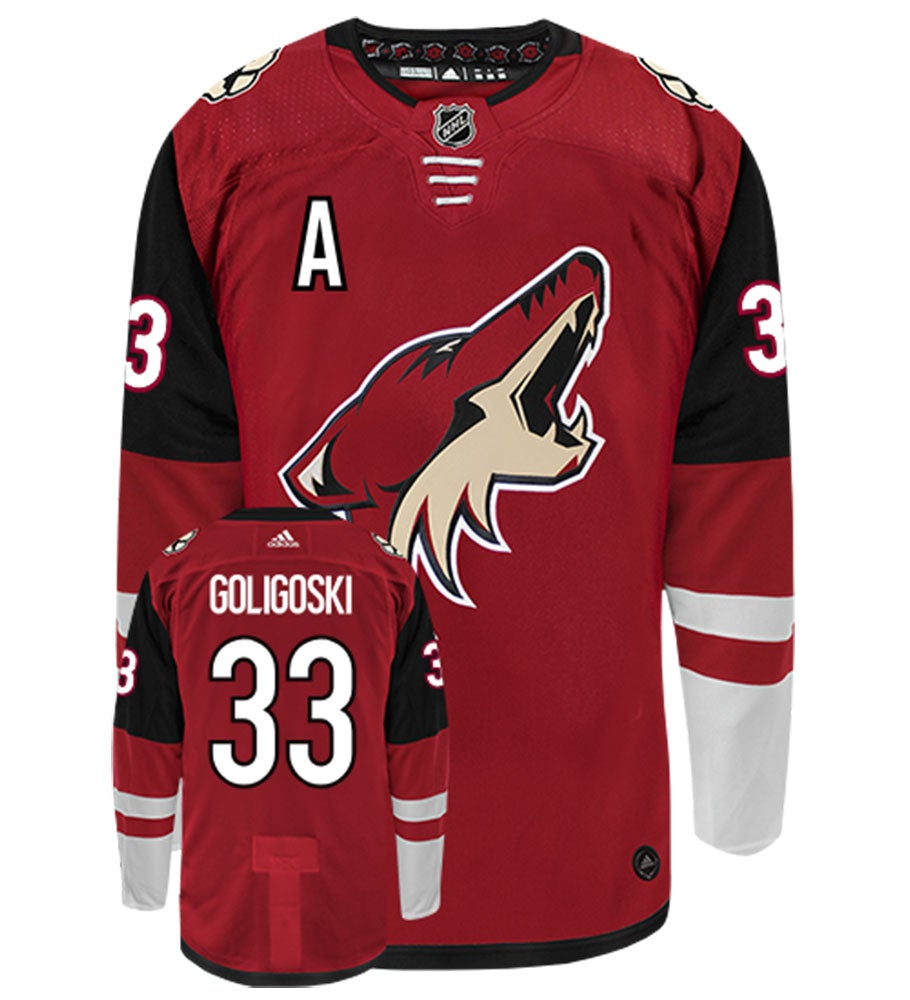 Alex Goligoski Arizona Coyotes Adidas Authentic Home NHL Hockey Jersey