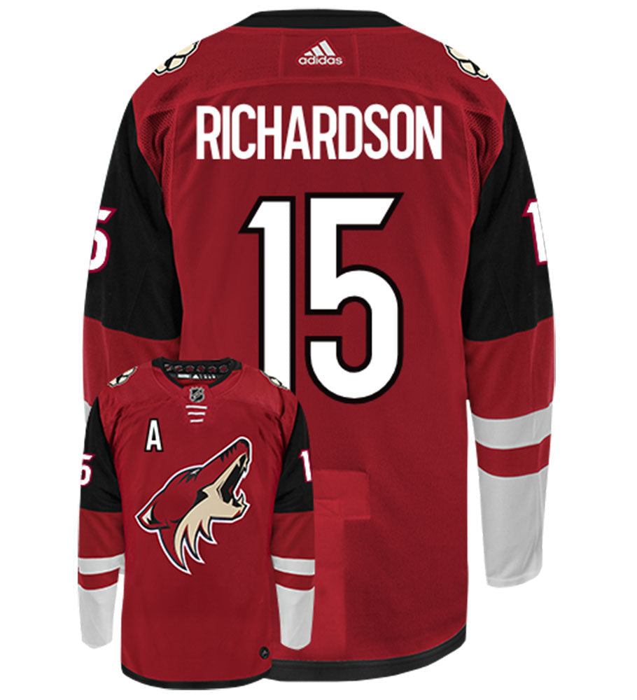 Brad Richardson Arizona Coyotes Adidas Authentic Home NHL Hockey Jersey