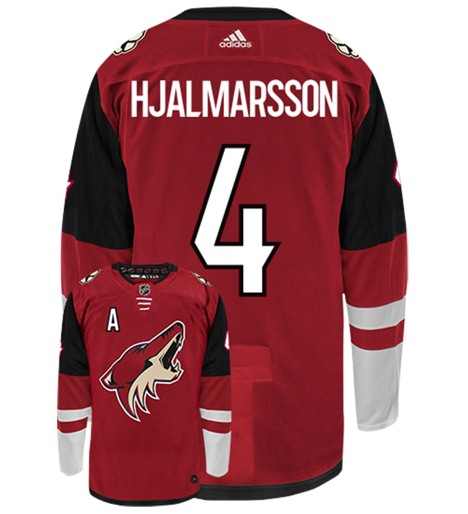 Niklas Hjalmarsson Arizona Coyotes Adidas Authentic Home NHL Hockey Jersey