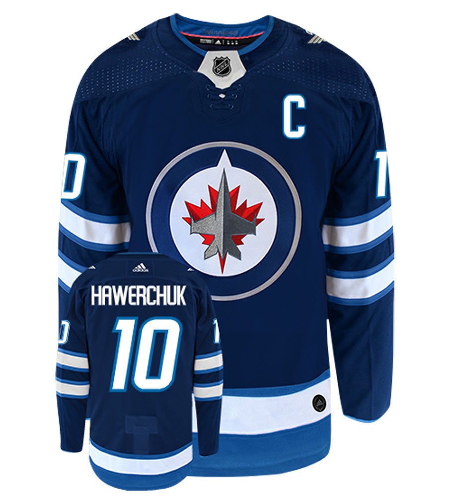 Dale Hawerchuk Winnipeg Jets Adidas Authentic Home NHL Vintage Hockey Jersey