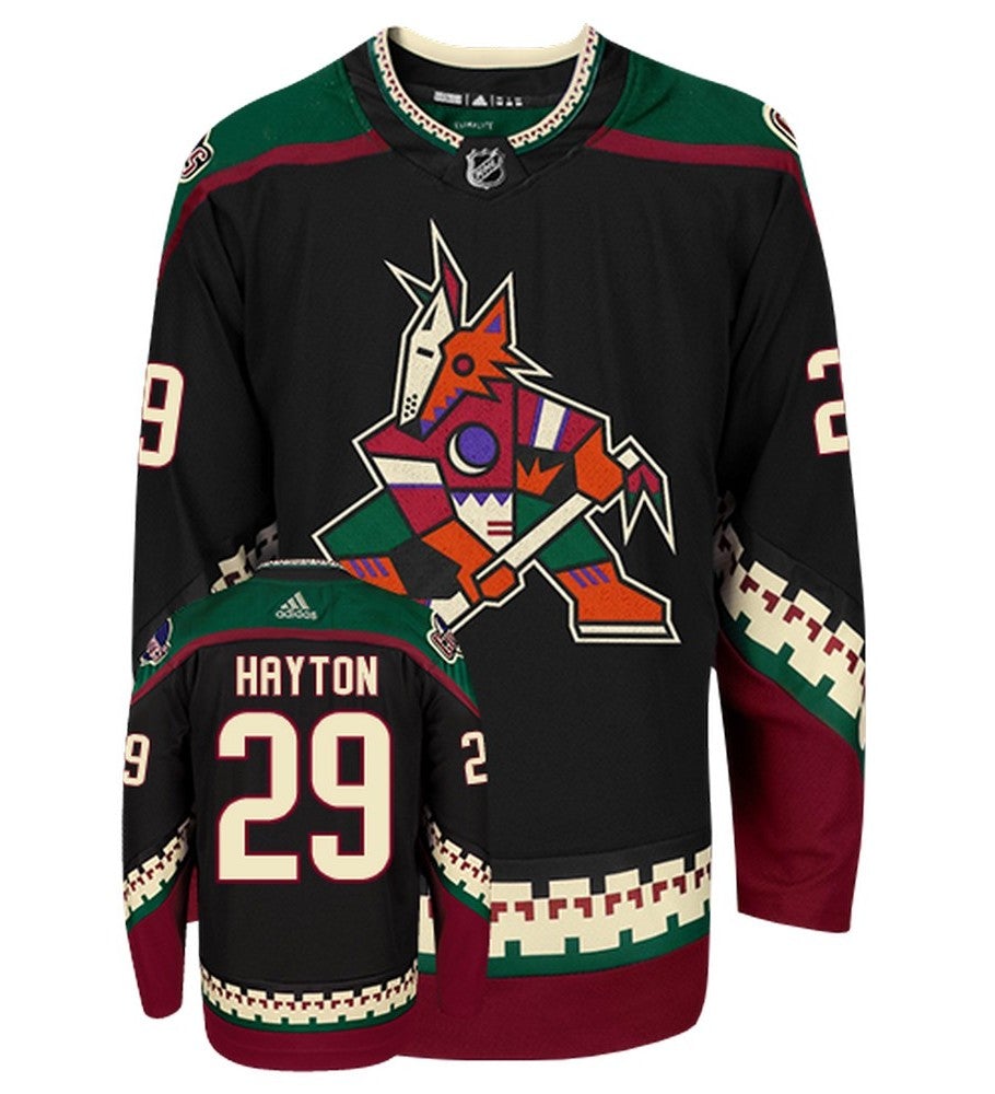 Barrett Hayton Arizona Coyotes Adidas Authentic Home NHL Hockey Jersey