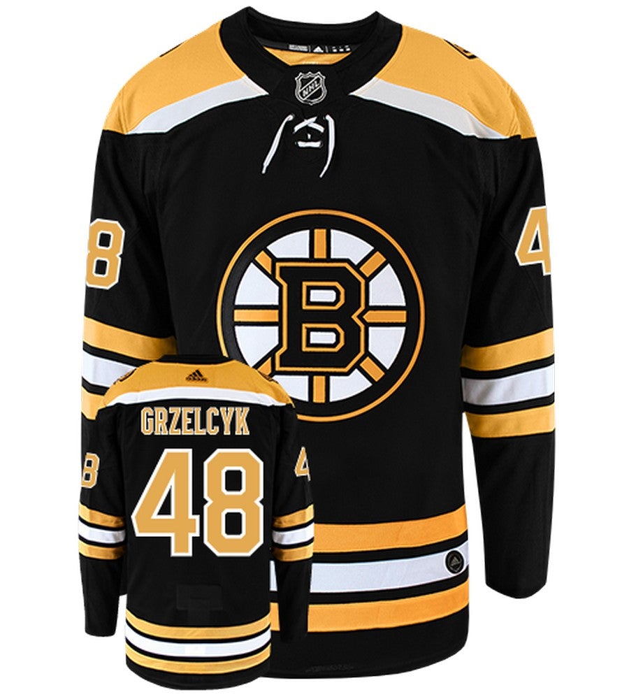 Matt Grzelcyk Boston Bruins Adidas Authentic Home NHL Jersey