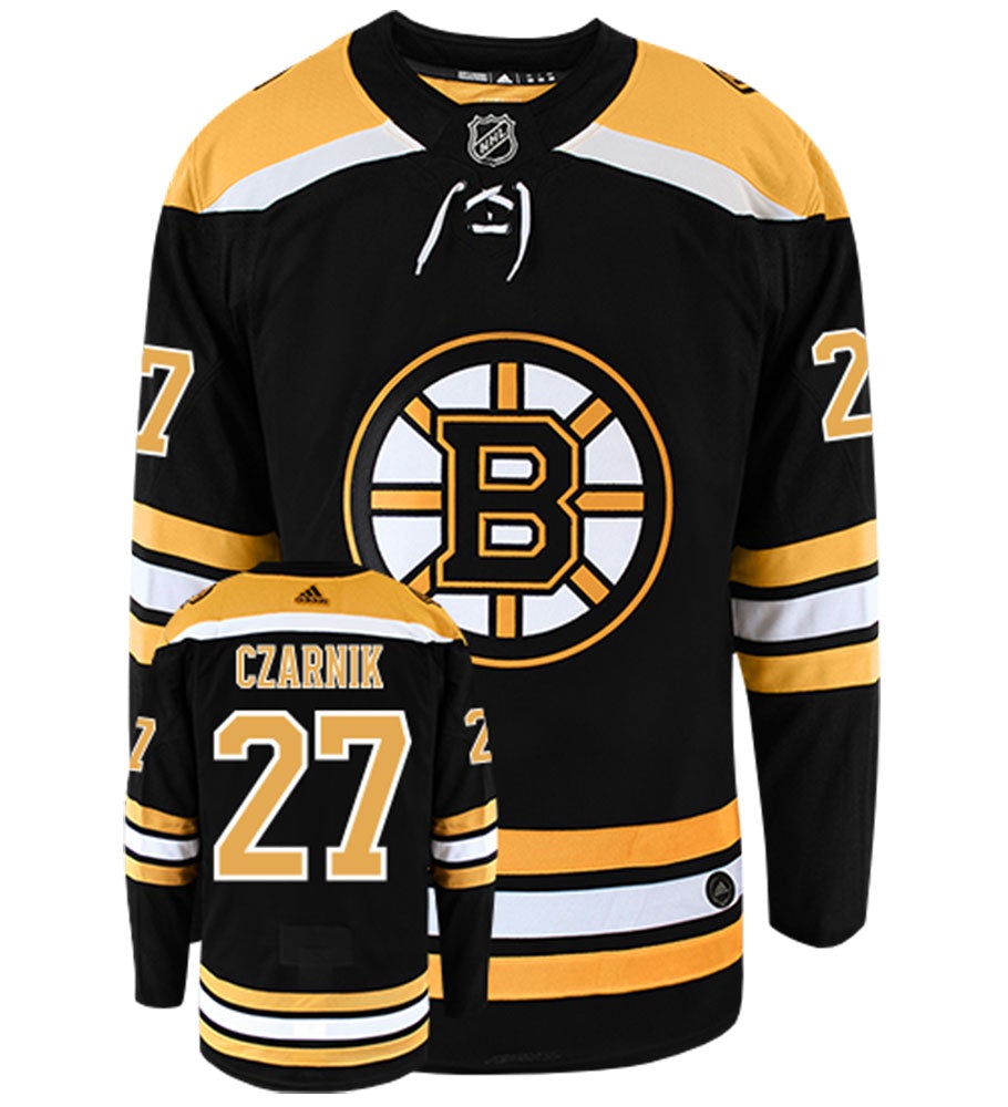 Austin Czarnik Boston Bruins Adidas Authentic Home NHL Hockey Jersey