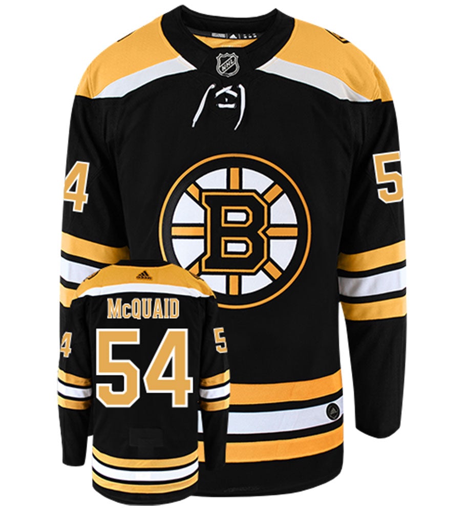 Adam McQuaid Boston Bruins Adidas Authentic Home NHL Hockey Jersey