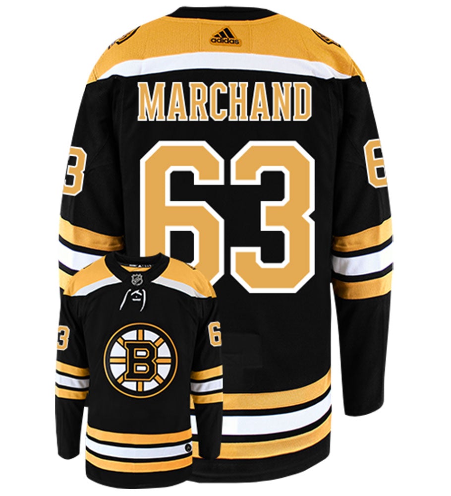 Brad Marchand Boston Bruins Adidas Authentic Home NHL Hockey Jersey