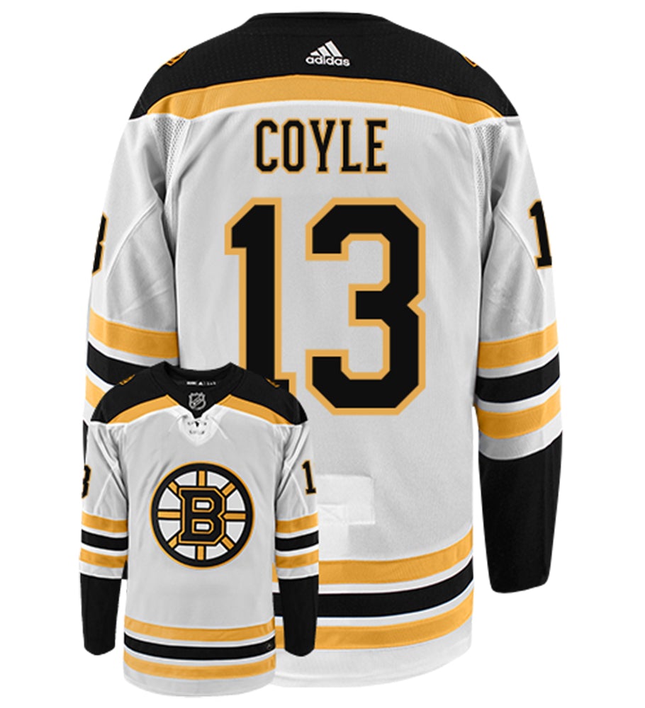 Charlie Coyle Boston Bruins Adidas Authentic Away NHL Hockey Jersey