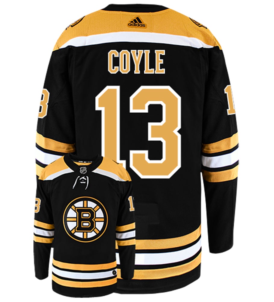 Charlie Coyle Boston Bruins Adidas Authentic Home NHL Hockey Jersey