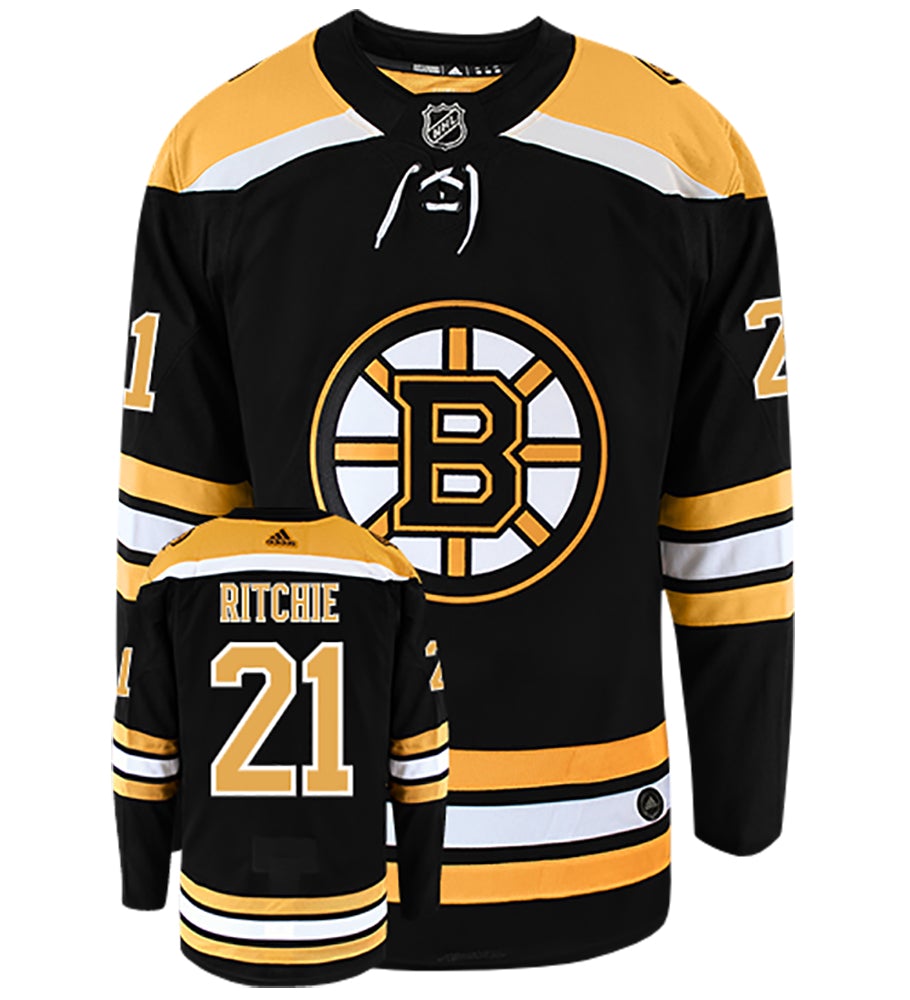 Nick Ritchie Boston Bruins Adidas Authentic Home NHL Hockey Jersey
