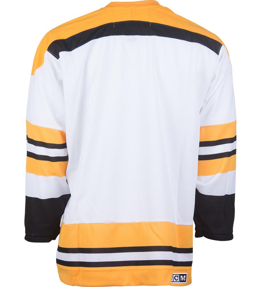 Boston Bruins CCM Vintage 1970 White Replica NHL Hockey Jersey