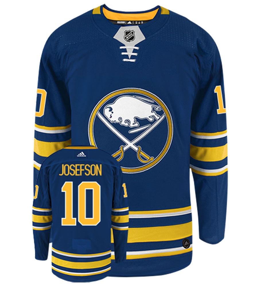 Jacob Josefson Buffalo Sabres Adidas Authentic Home NHL Hockey Jersey