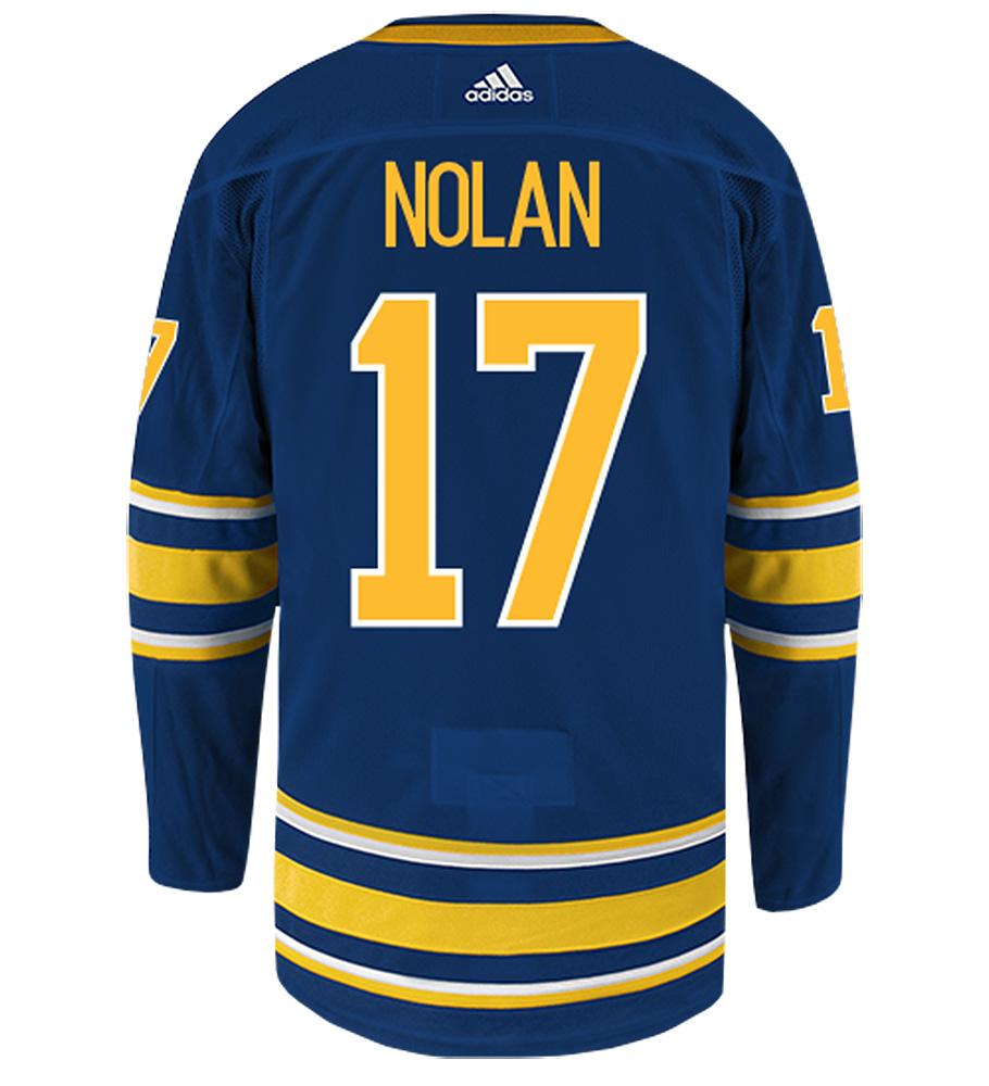 Jordan Nolan Buffalo Sabres Adidas Authentic Home NHL Hockey Jersey