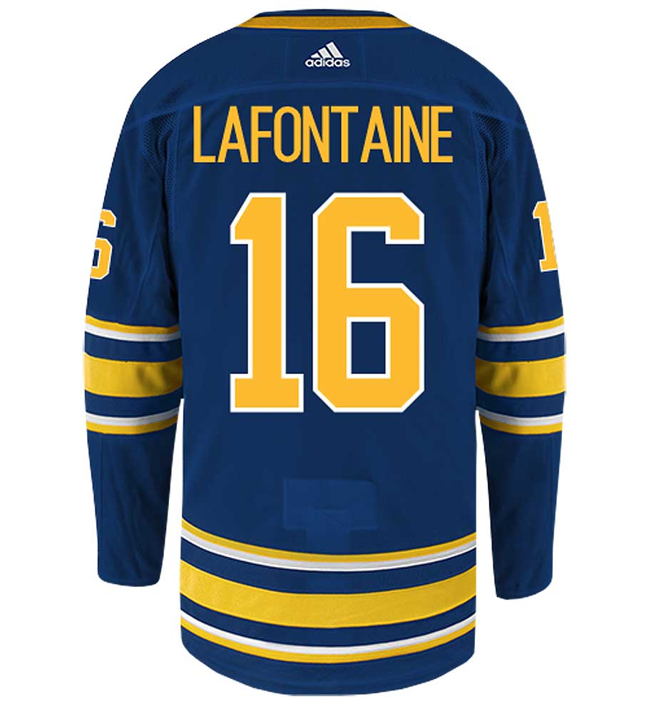 Pat LaFontaine Buffalo Sabres Adidas Authentic Home NHL Vintage Hockey Jersey