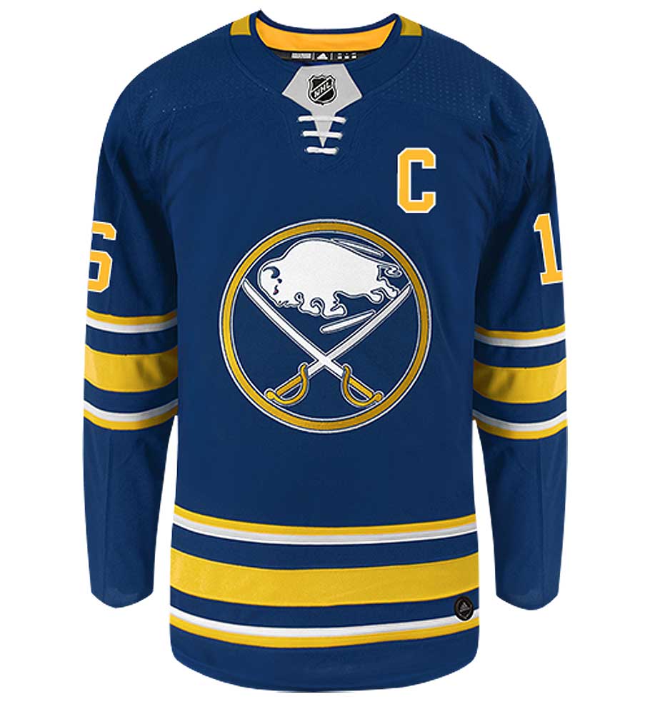 Pat LaFontaine Buffalo Sabres Adidas Authentic Home NHL Vintage Hockey Jersey