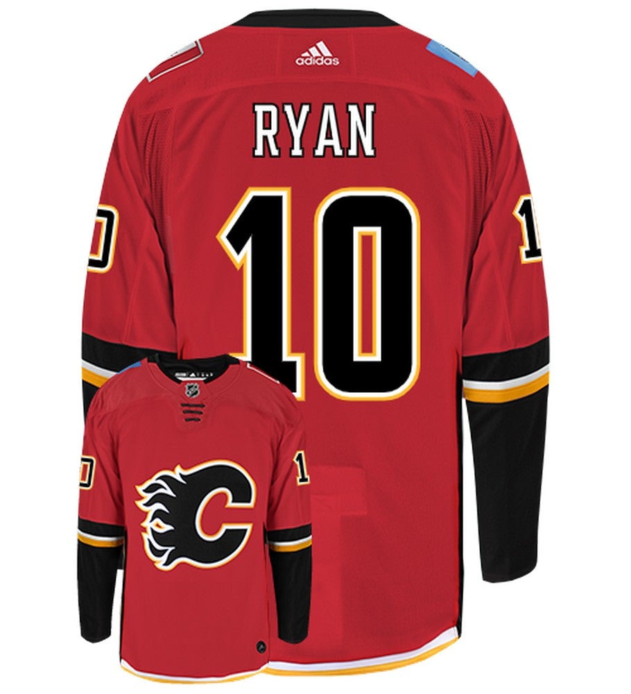 Derek Ryan Calgary Flames Adidas Authentic Home NHL Jersey