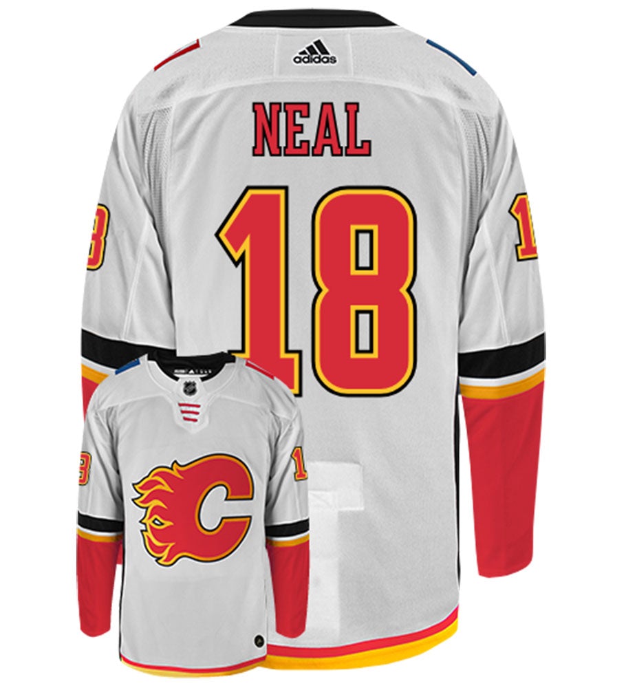 James Neal Calgary Flames Adidas Authentic Away NHL Hockey Jersey