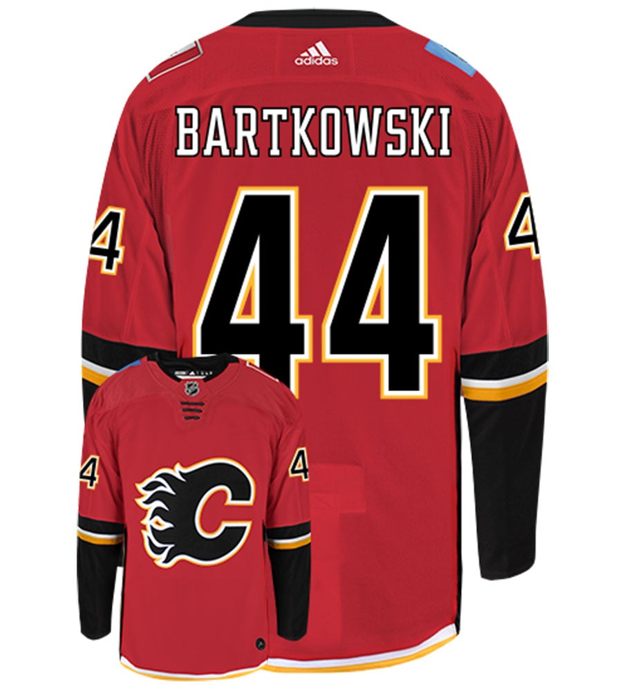 Matt Bartkowski Calgary Flames Adidas Authentic Home NHL Hockey Jersey