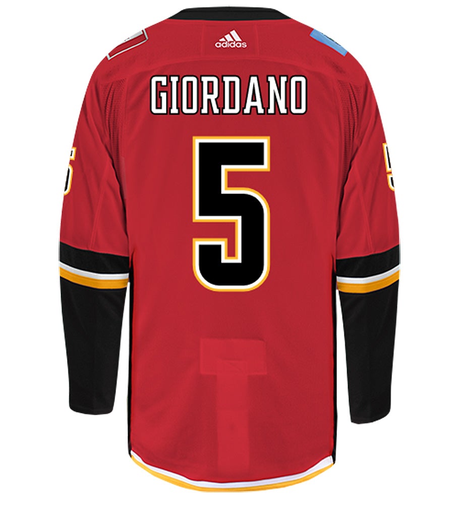 Mark Giordano Calgary Flames Adidas Authentic Home NHL Hockey Jersey