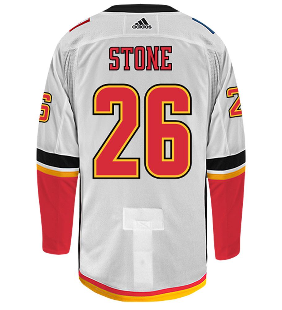 Michael Stone Calgary Flames Adidas Authentic Away NHL Hockey Jersey