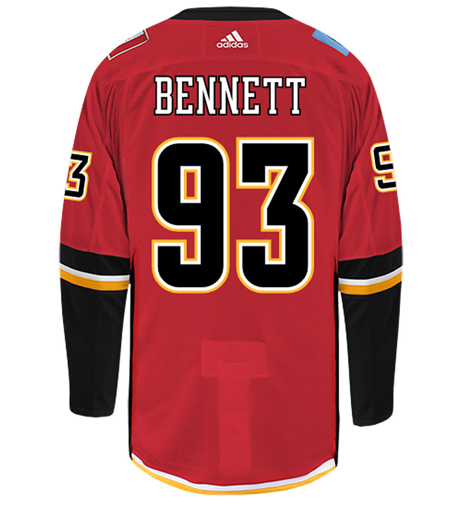 Sam Bennett Calgary Flames Adidas Authentic Home NHL Hockey Jersey