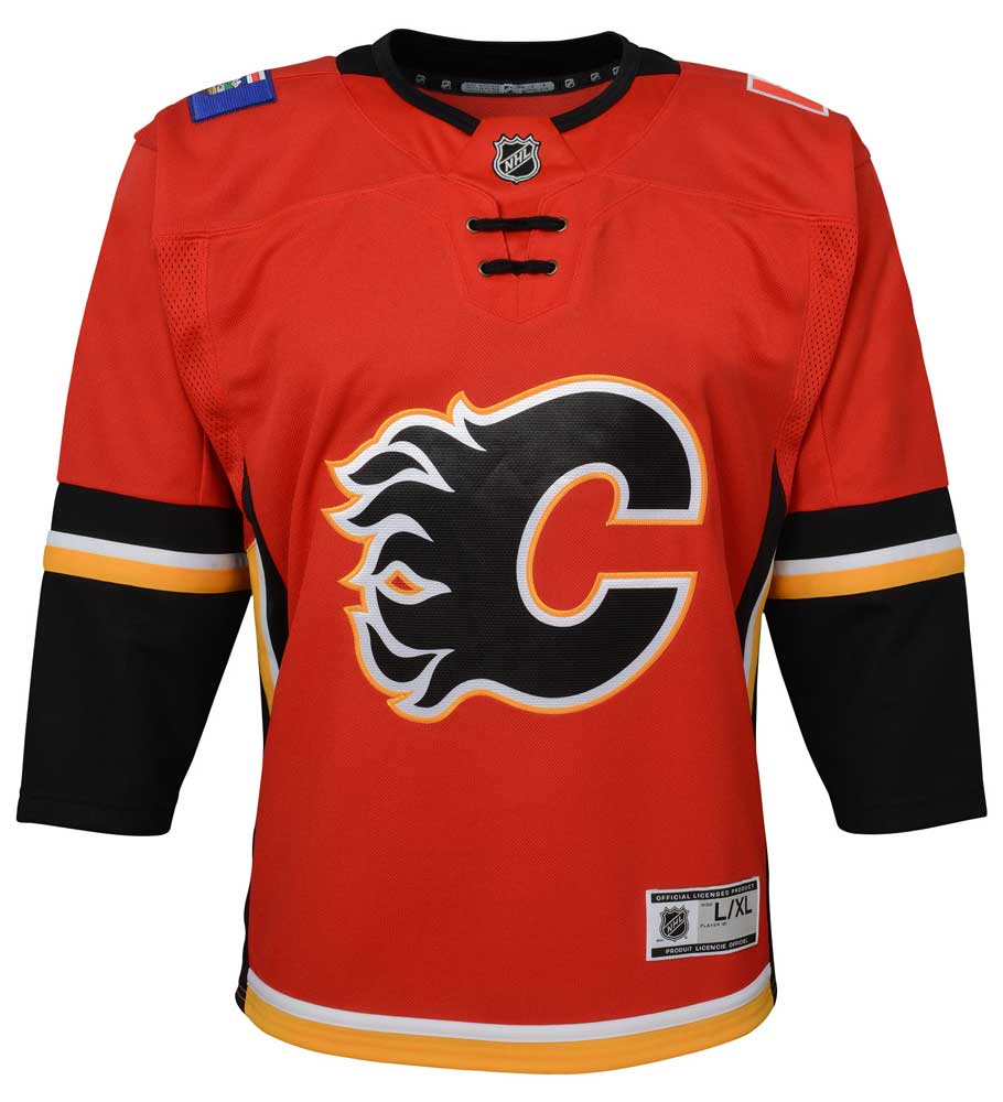 Calgary Flames NHL Premier Youth Replica Home NHL Hockey Jersey