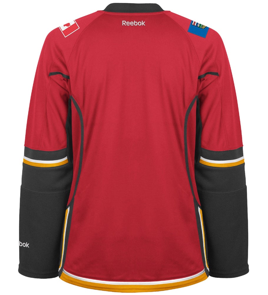 Calgary Flames Femmes Reebok Premier Replica Home Jersey