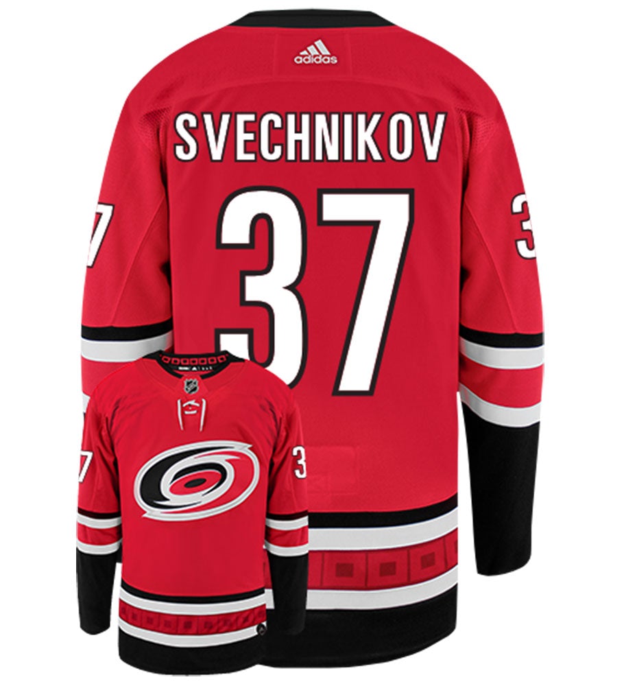 Andrei Svechnikov Carolina Hurricanes Adidas Authentic Home NHL Hockey Jersey
